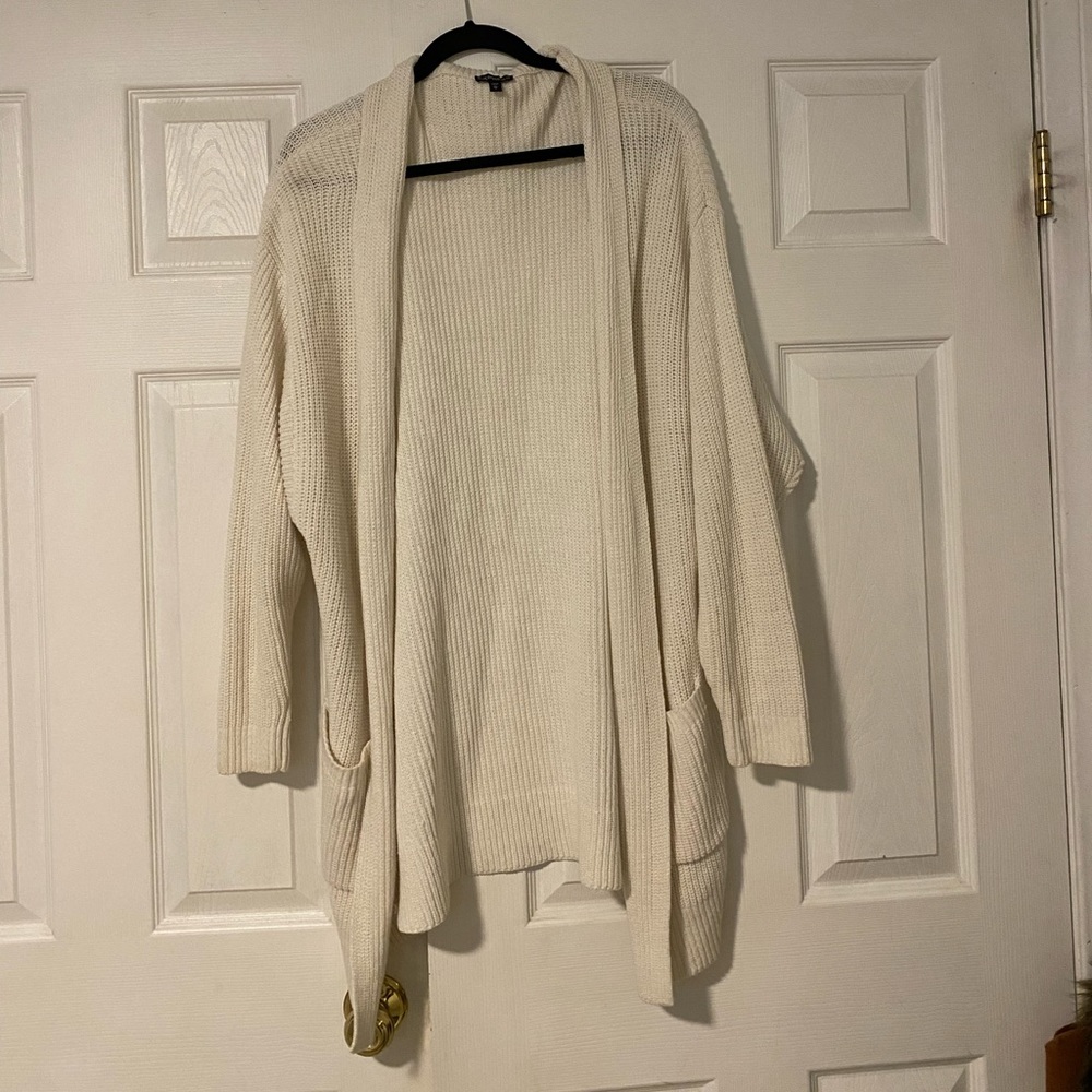 Express cream cardigan